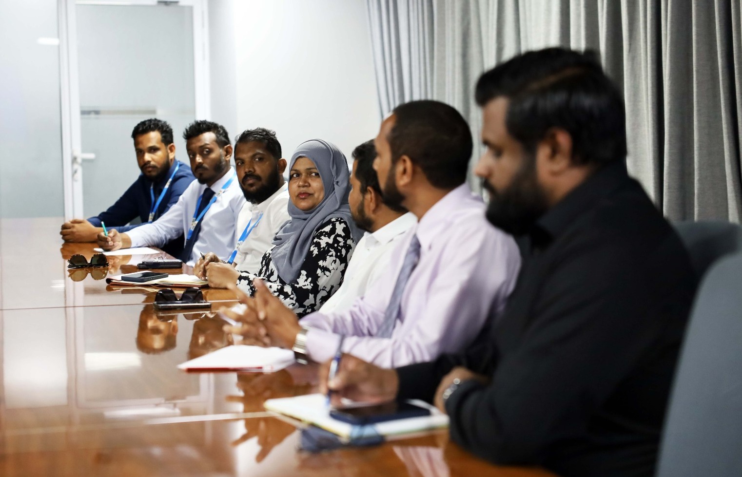 PCB President Mohamed Nizar met with the management of Business Center Corporation (BCC)