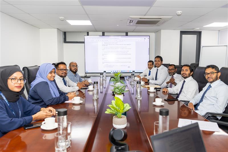 The PCB team met with CA Maldives to discuss the implementation roadmap for IFRS S1 and S2 sustainability standards.